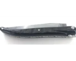 Laguiole 12 cm Plein Manche Damas Japonais Croûte de Buffle