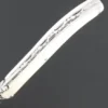 Laguiole 12 cm - Plein Manche Os - Ressort et lame guillochés