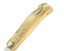 Laguiole Cube Grande Nature 12 cm - Manche Olivier