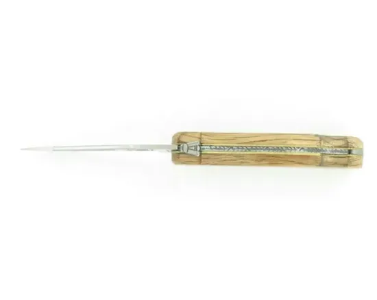Laguiole Cube Grande Nature 12 cm - Manche Chêne