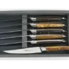 Laguiole moderne 6 Bois Différents - coffret de 6 pièces
