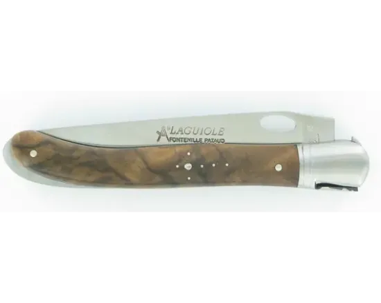 Laguiole Nature 1 Main Noyer Acier 14C28