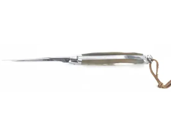 Laguiole Tradition 11 cm - 2 mitres - Corne d'Aubrac - Lame Brute de Forge