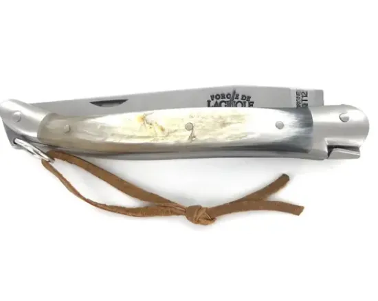 Laguiole Tradition 11 cm - 2 mitres - Corne d'Aubrac
