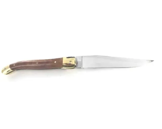 Laguiole Tradition 11 cm - 2 mitres Laiton - Bruyère