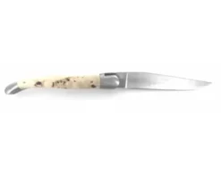 Laguiole Tradition 12 cm - 2 mitres - Bouleau Madré