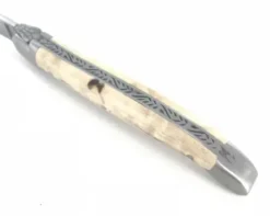 Laguiole Tradition 12 cm - 2 mitres - Bouleau Madré