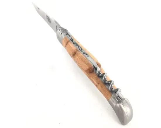 Laguiole Tradition 12 cm - 2 mitres - 2 pièces - Genévrier