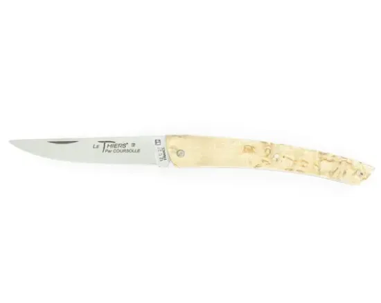 Le Thiers® Coursolle 12 cm Bouleau Plein Manche