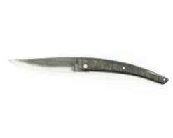 Le Thiers® - Plein Manche Buffle Brut - Ressort, Platine et lame ciselés - Lame vieillie