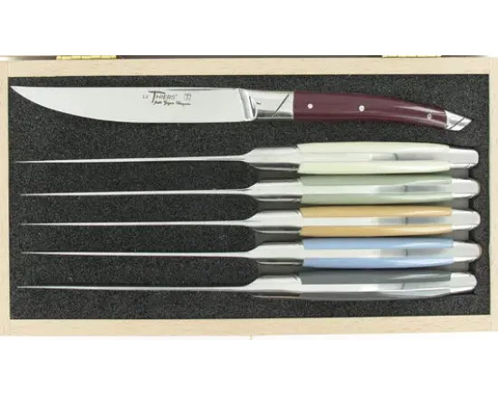 Le Thiers® Table Acryl Pastello - Gamme Avantage - coffret de 6 pièces