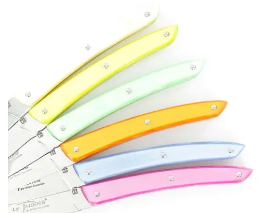 Le Thiers® Table - coffret de 6 pièces - Manche 6 couleurs