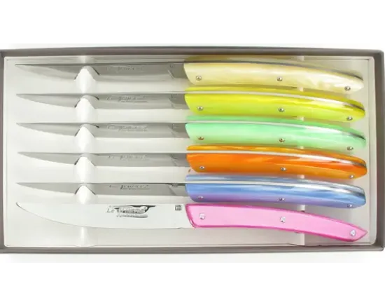Le Thiers® Table - coffret de 6 pièces - Manche 6 couleurs