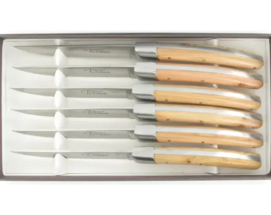 Le Thiers® Table - 1 mitre - Genévrier - coffret de 6 pièces