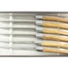 Le Thiers® Table - 1 mitre - Olivier - coffret de 6 pièces