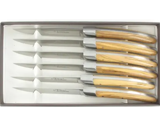 Le Thiers® Table - 1 mitre - Olivier - coffret de 6 pièces