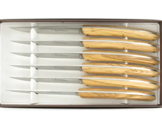 Le Thiers® Table - Olivier - coffret de 6 pièces