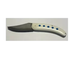 Maxime Rossignol - Modèle le Pingouin - Manche G10 blanc et inserts bleus