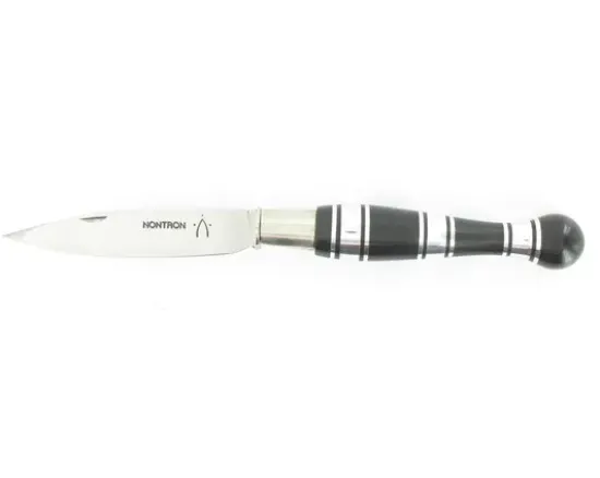 Nontron Virole n° 25 - Boule - Manche en Ebène et aluminium