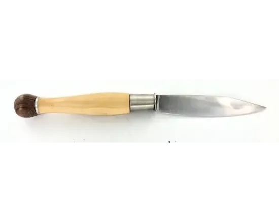 Nontron Virole n° 25 - Boule - Manche en Buis - Noyer