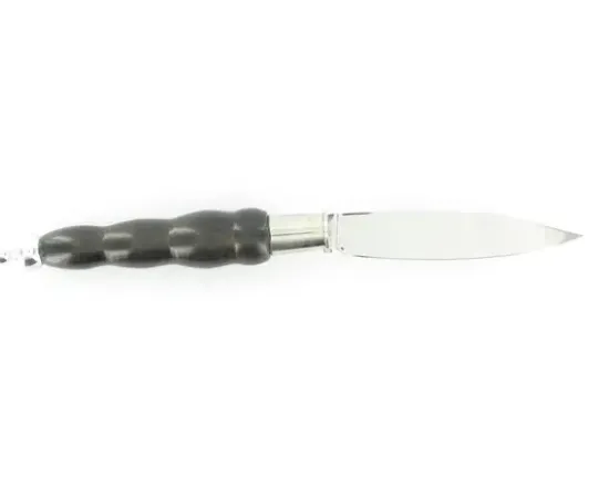 Nontron Virole n° 25 - Perle - Design C&B Lefrevre - Manche Ebène