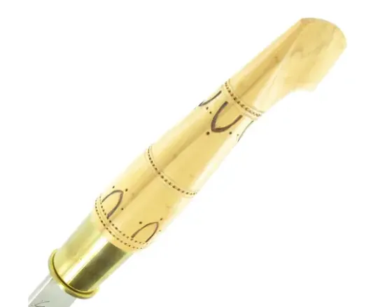 Nontron Virole n° 50 - Sabot - Manche en buis avec pyrogravure