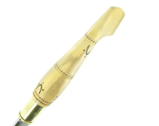 Nontron Virole n° 25 - Sabot - Manche en Buis avec pyrogravure