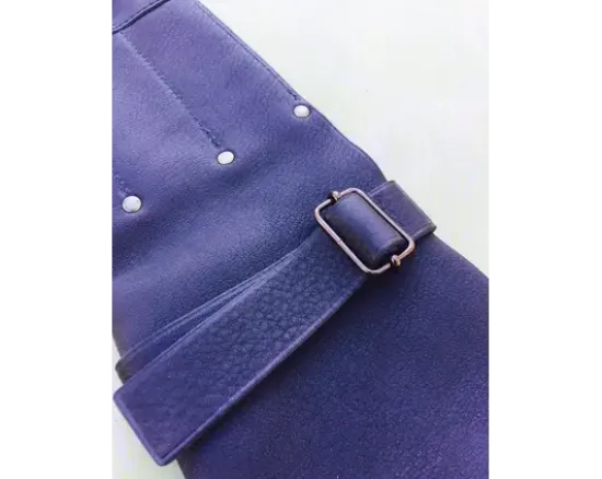 POCHETTE EN CUIR - VD Cuir Noire