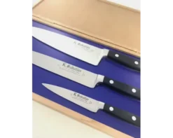 Proxus - Coffret Chêne - Cuisine 21 cm - Tranchelard 21 cm - Office 8 cm