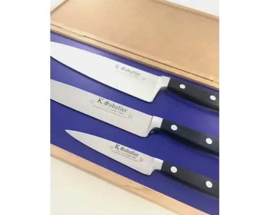Proxus - Coffret Chêne - Cuisine 21 cm - Tranchelard 21 cm - Office 8 cm
