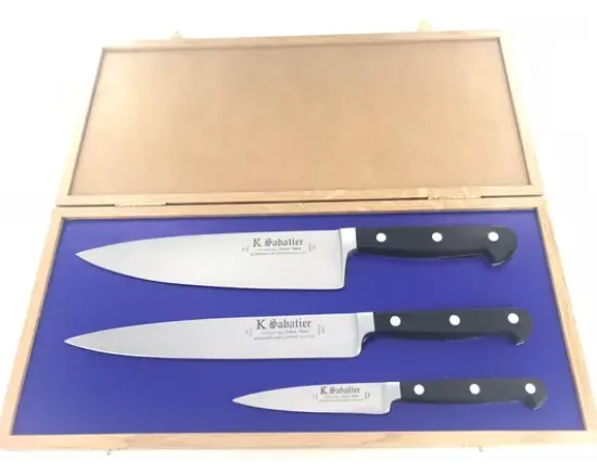Proxus - Coffret Chêne - Cuisine 21 cm - Tranchelard 21 cm - Office 8 cm