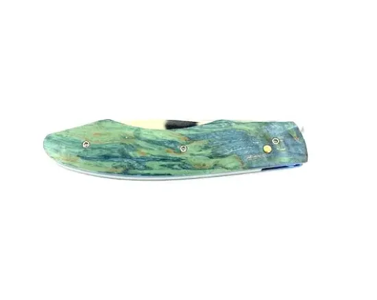 Roberto Ottonello - Liner Lock Bouton- bois vert