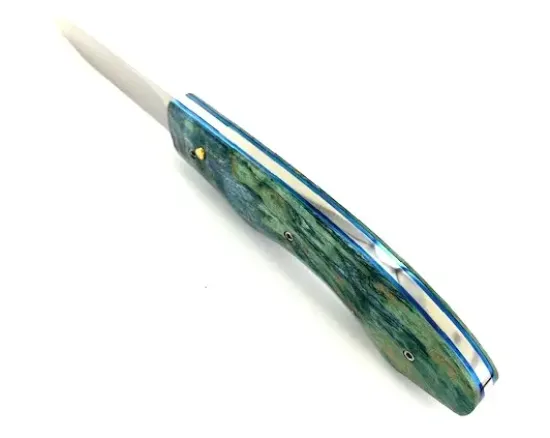 Roberto Ottonello - Liner Lock Bouton- bois vert