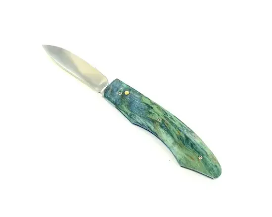 Roberto Ottonello - Liner Lock Bouton- bois vert