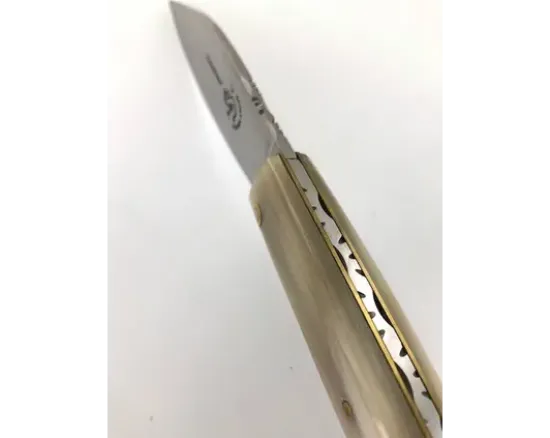 Saint Amand 12 cm - Corne Blonde - Guilloché