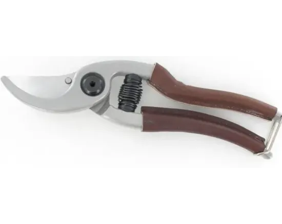 Sécateur de Jardin 23 cm - revêtement des branches en cuir