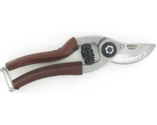 Sécateur de Jardin 23 cm - revêtement des branches en cuir