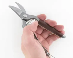 Sécateur de Jardin 18 cm - revêtement des branches en cuir