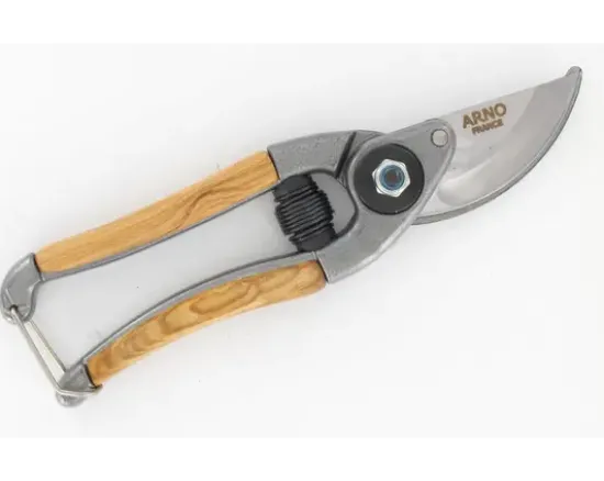 Sécateur de Jardin 20 cm - revêtement des branches olivier