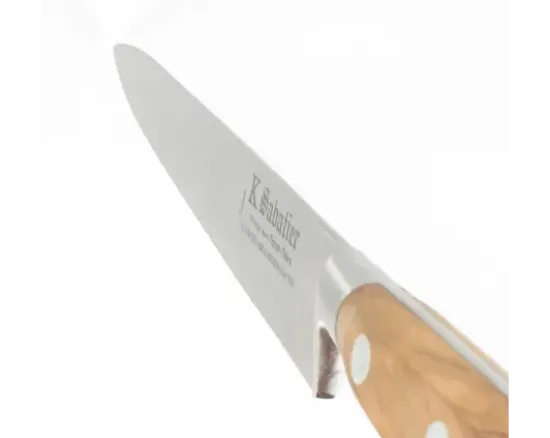 Tranchelard 25 cm - Acier Carbone - Manche Olivier
