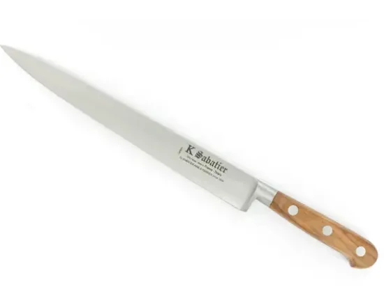 Tranchelard 25 cm - Acier Carbone - Manche Olivier