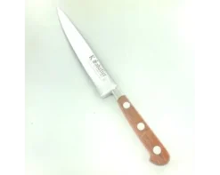 Tranchelard 20 cm - Bois naturel palissandre - Rivets Aluminium - Ref 432