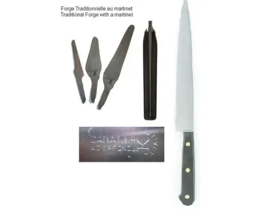 Tranchelard 20 cm Canadien - CARBONE Ref 312