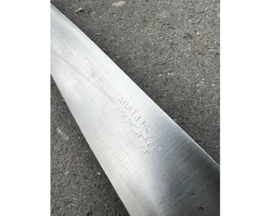 Tranchelard 17 cm - Palissandre - Rivets rosette - Forgé - Carbone Ref 420