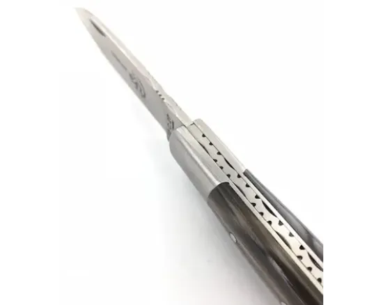 Yssingeaux 11 cm - Corne Blonde - Guilloché